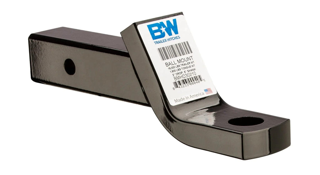 B&W Hitches 2.5' Ball Mount 16K 2' Drop | AirSuspension.com