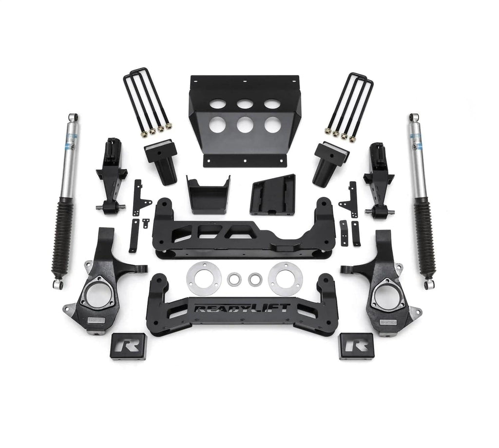 ReadyLift Lift Kit-Suspension w/Shock ReadyLift 44-3470 Big Lift Kit w/Shocks Fits 14-16 Sierra 1500 Silverado 1500