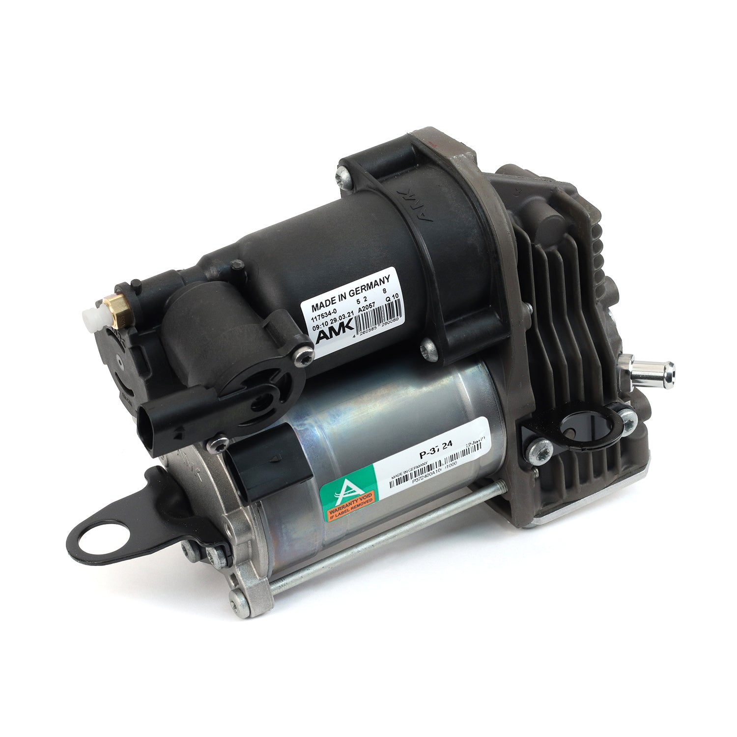 Compressor Rear View New AMK Air Suspension Compressor - 06-13 Mercedes-Benz R-Class (W251 ...