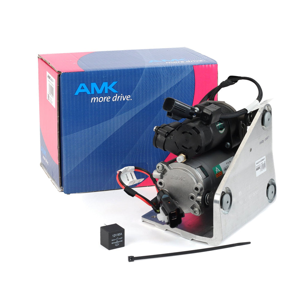 New AMK Air Suspension Compressor - 05-16 Land Rover Discovery LR3, LR4 (L319), 06-13 Range Rover Sport (L320)