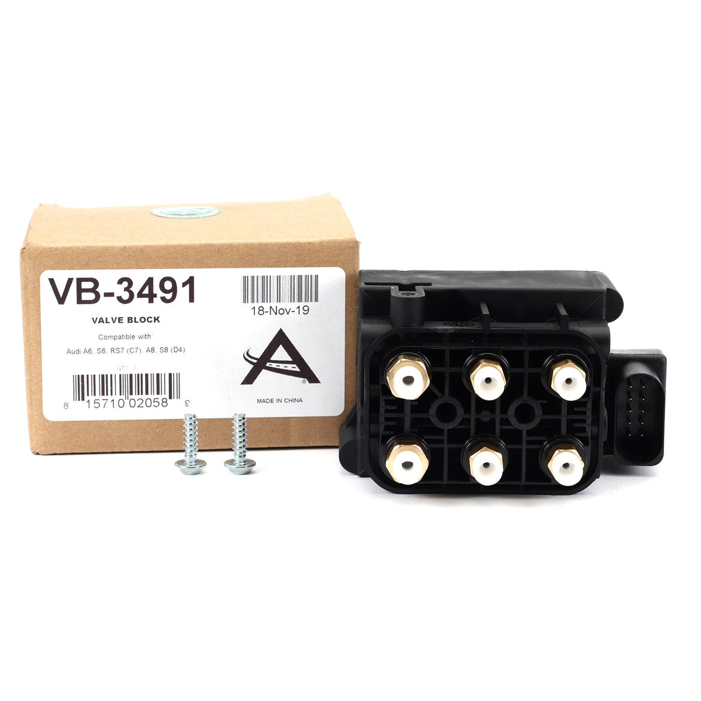 Arnott Solenoid Valve Block - 12-18 Audi A6/13-18 S6/14-18 RS7 (C7), 13-18 S7 (C6), 11-18 A8/13-18 S8 (D4)